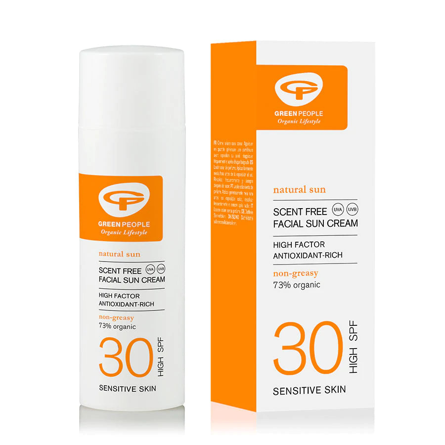Green People Scent Free Facial Sun Cream - SPF 30 | Marga Jacobs