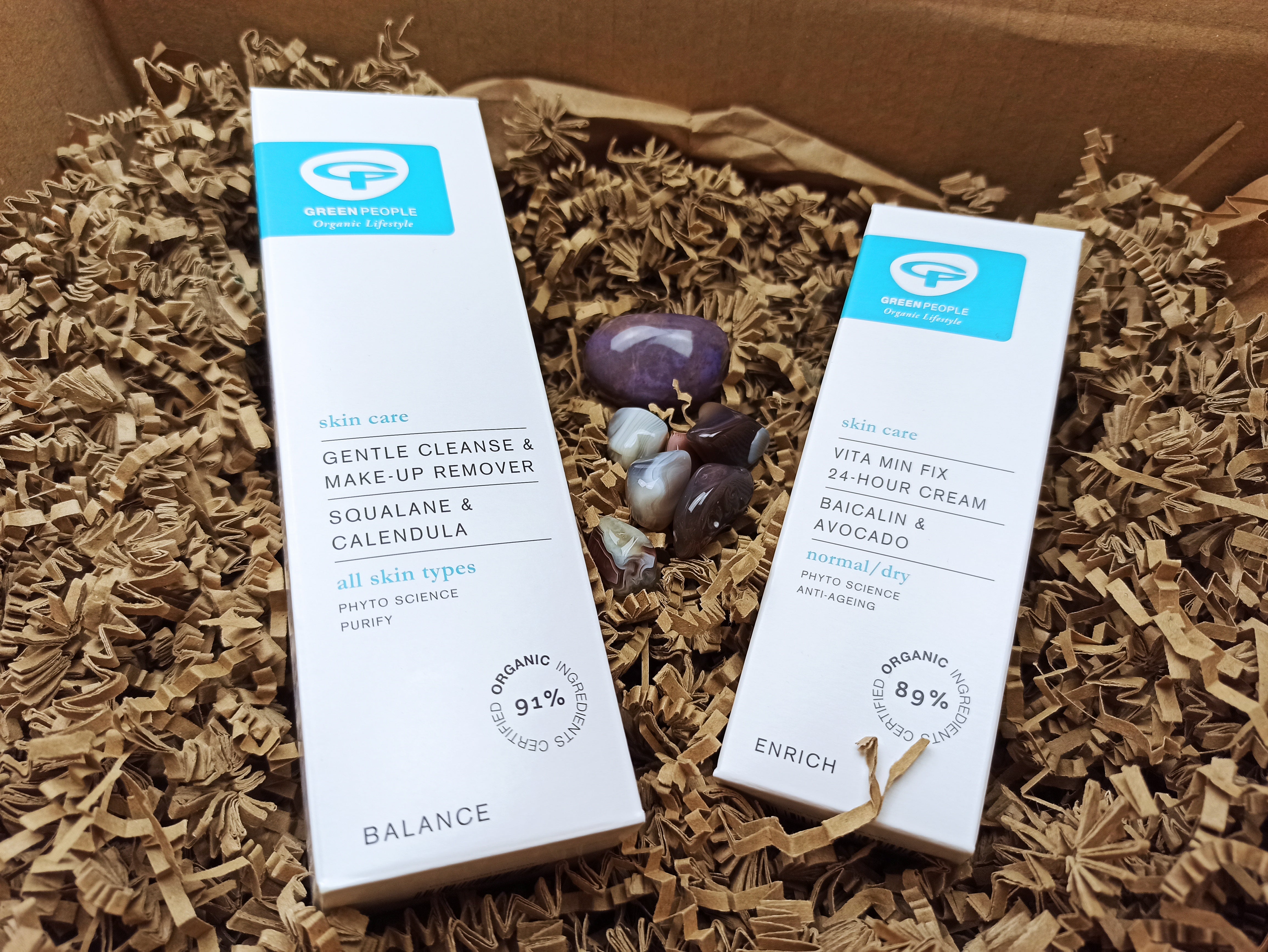 Trommelstenen met Green People producten | Marga Jacobs