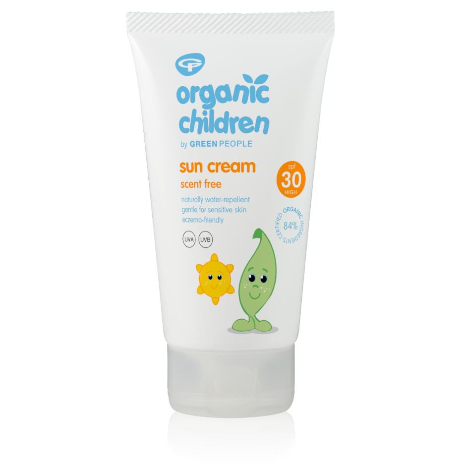Green People Organic Children Scent Free Sun Cream - SPF 30 | Marga Jacobs
