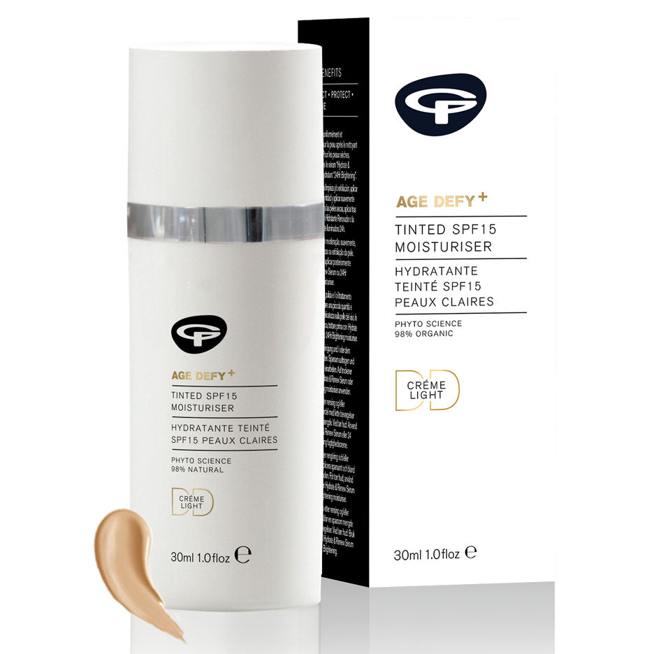 Green People Age Defy+ Tinted DD Moisturiser SPF 15 – Light | Marga Jacobs