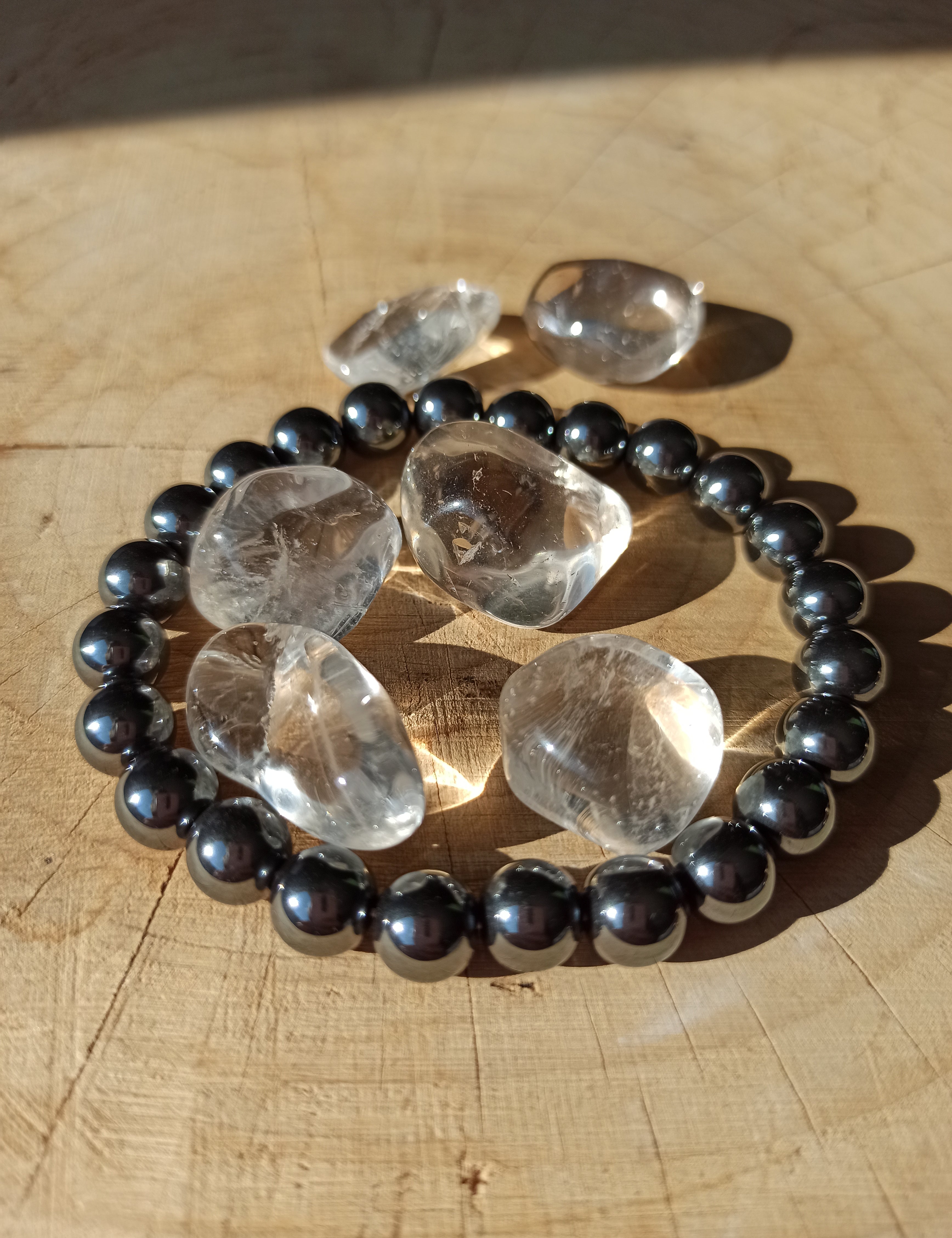 Hematiet edelsteen armband | Marga Jacobs