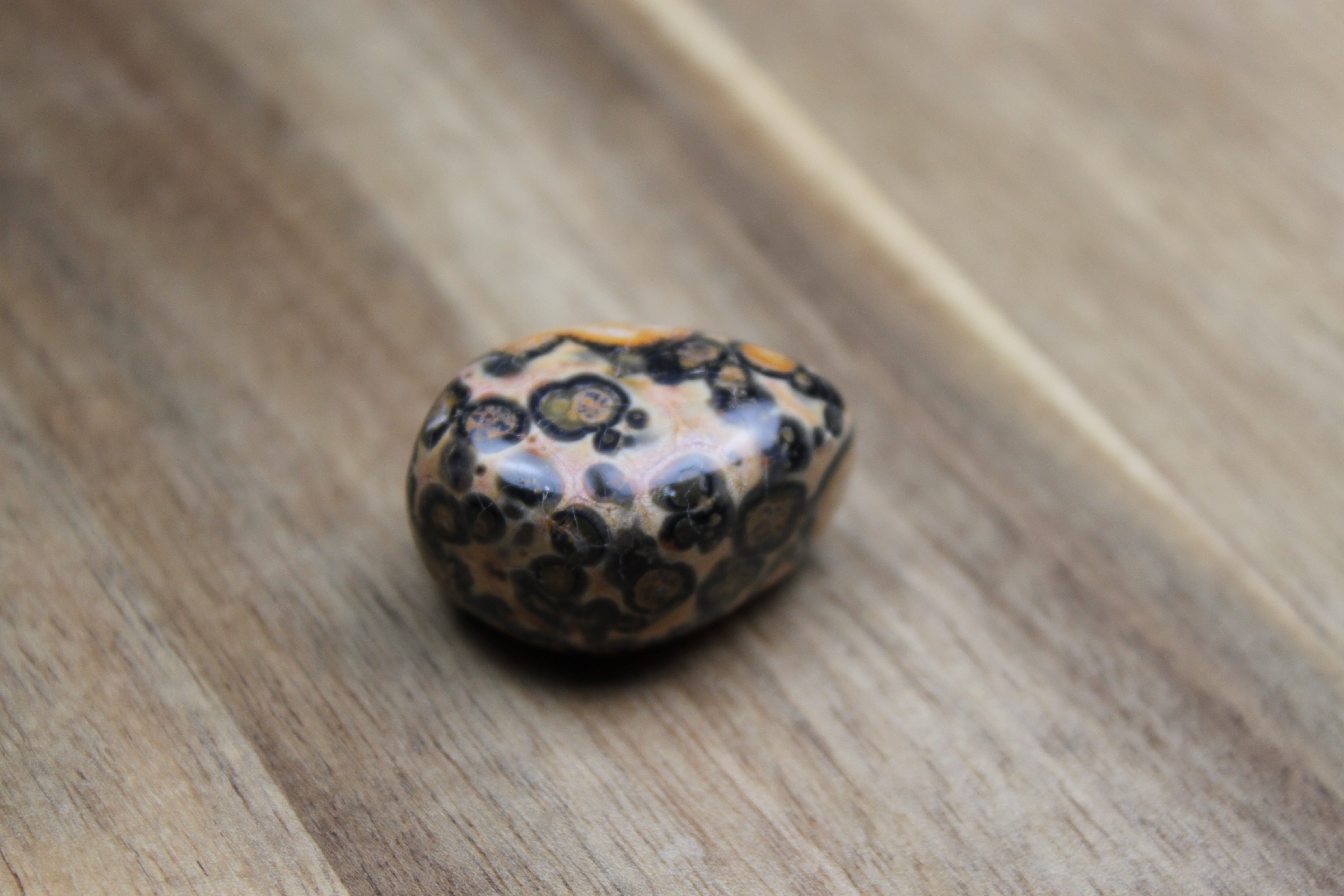 Leopardskin Jaspis trommelstenen | Marga Jacobs