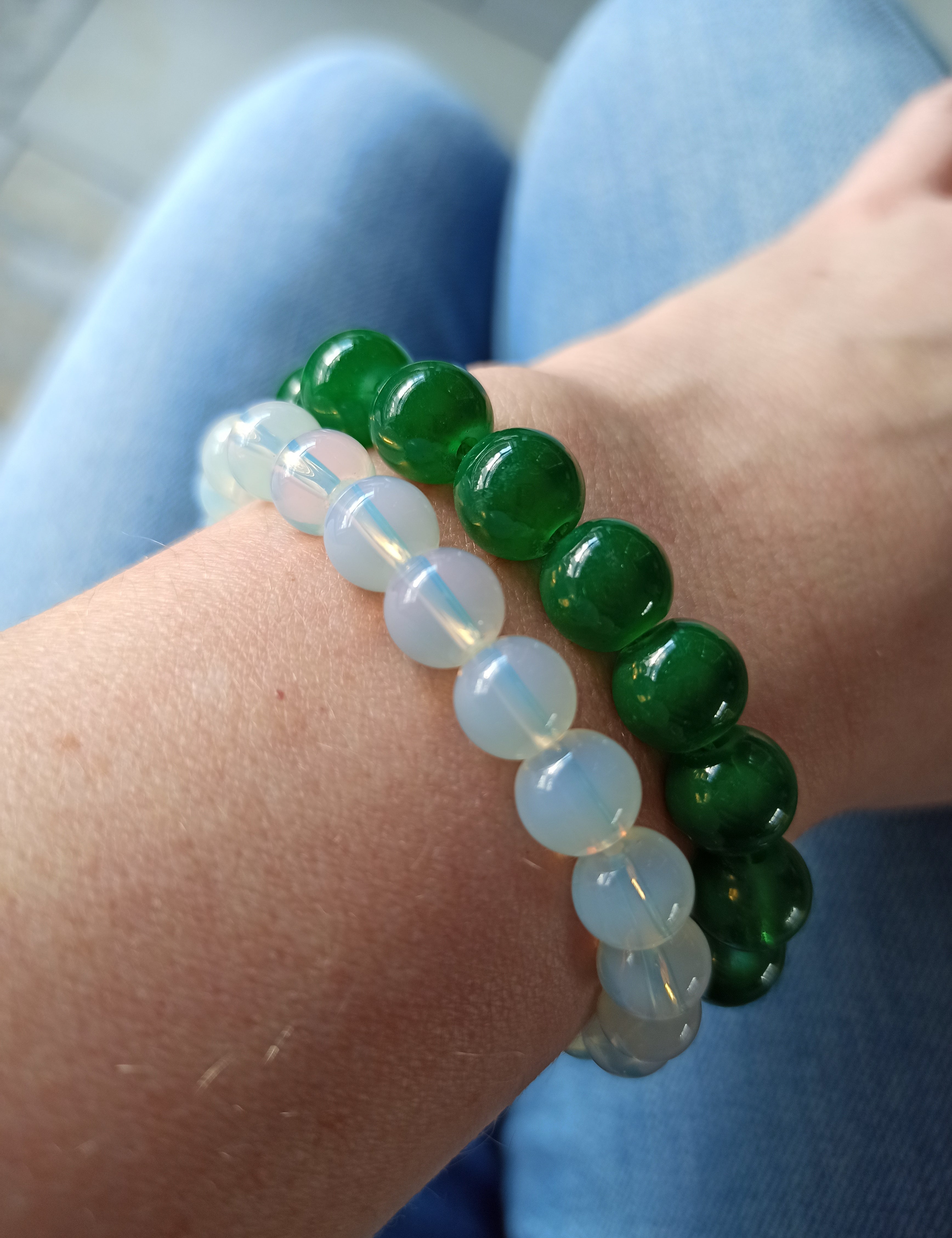 Jade edelsteen armband | Marga Jacobs
