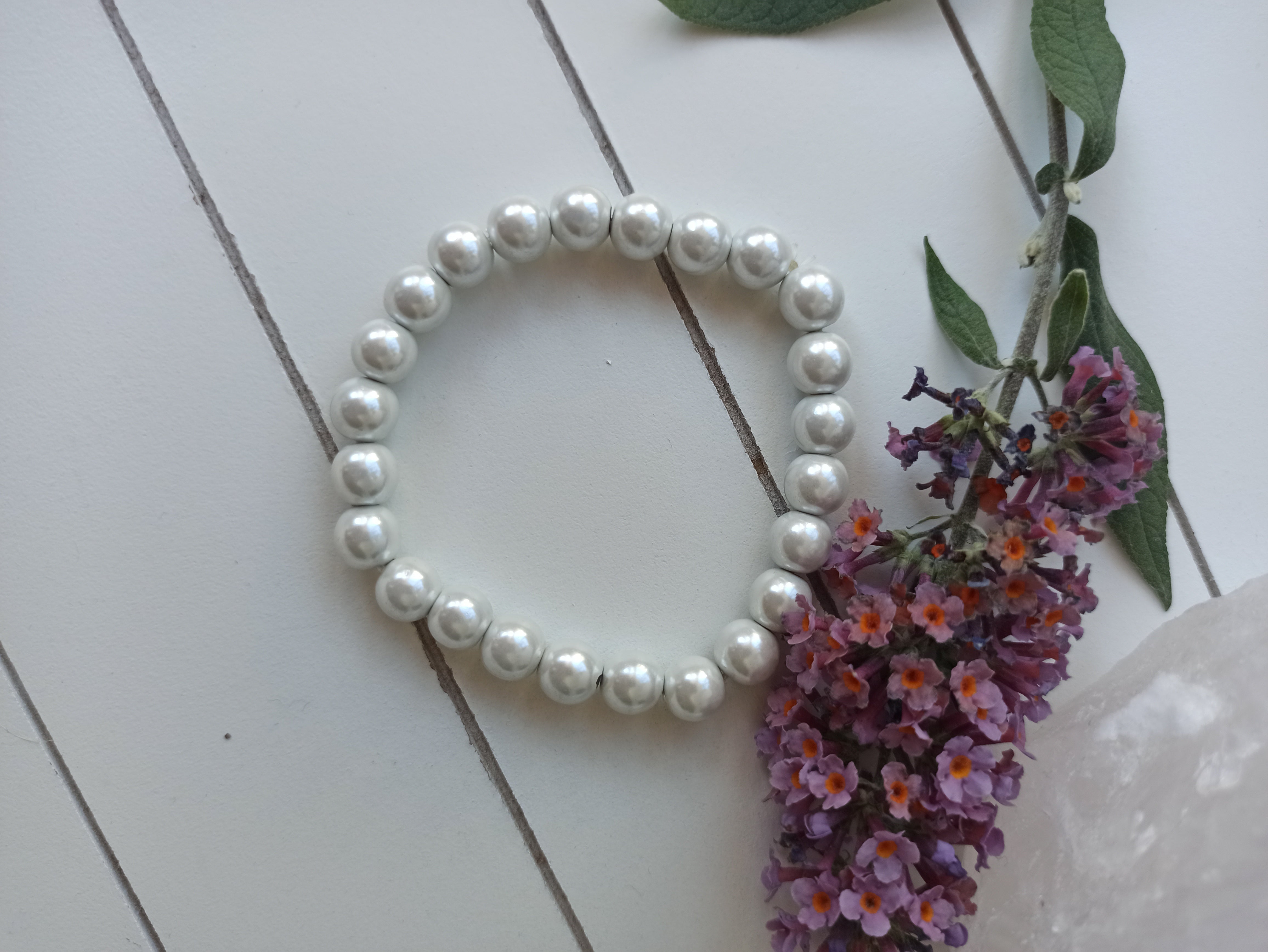 Magneet edelsteen armband | 8 mm | Marga Jacobs