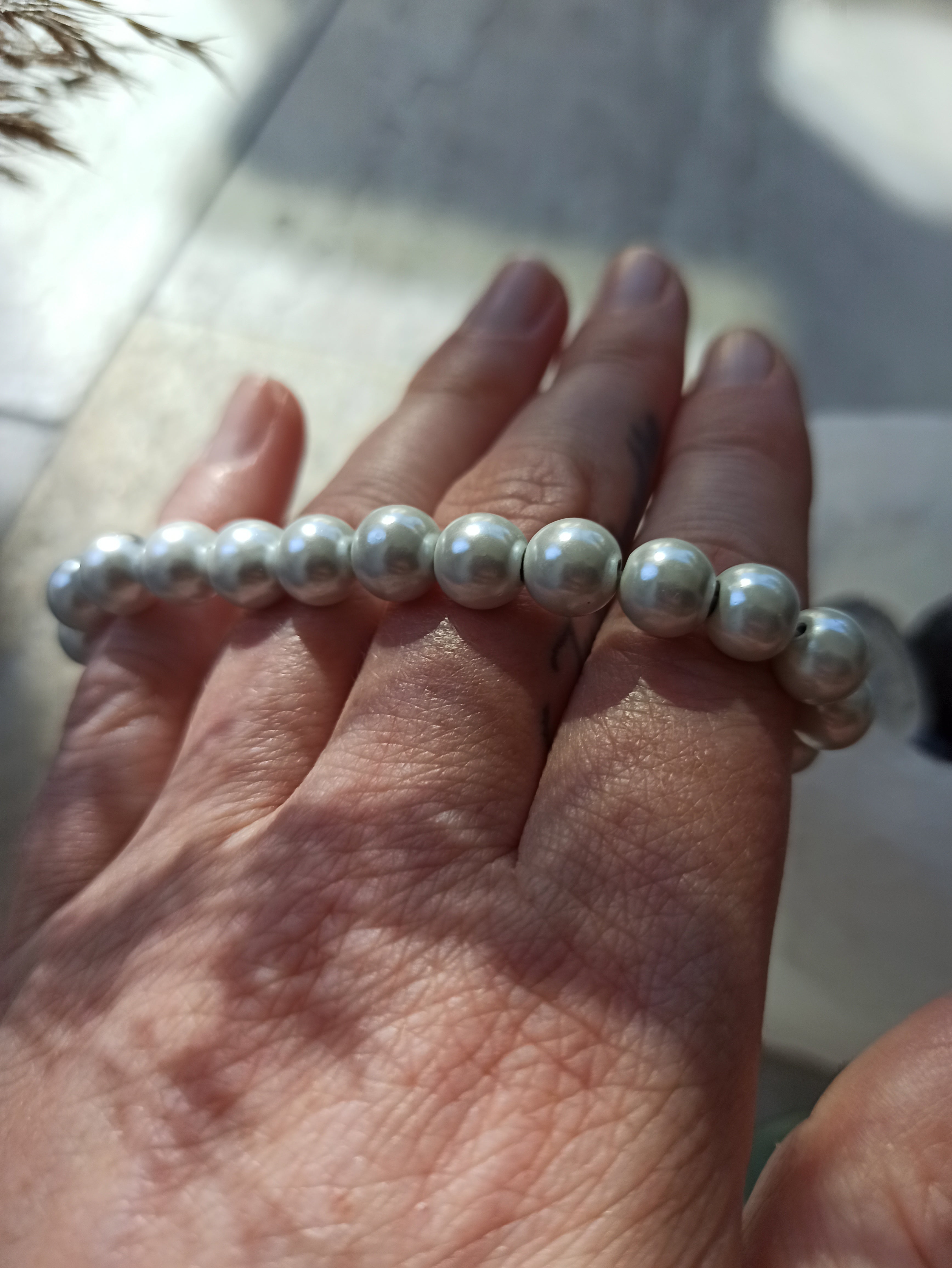 Magneet edelsteen armband | 8 mm | Marga Jacobs