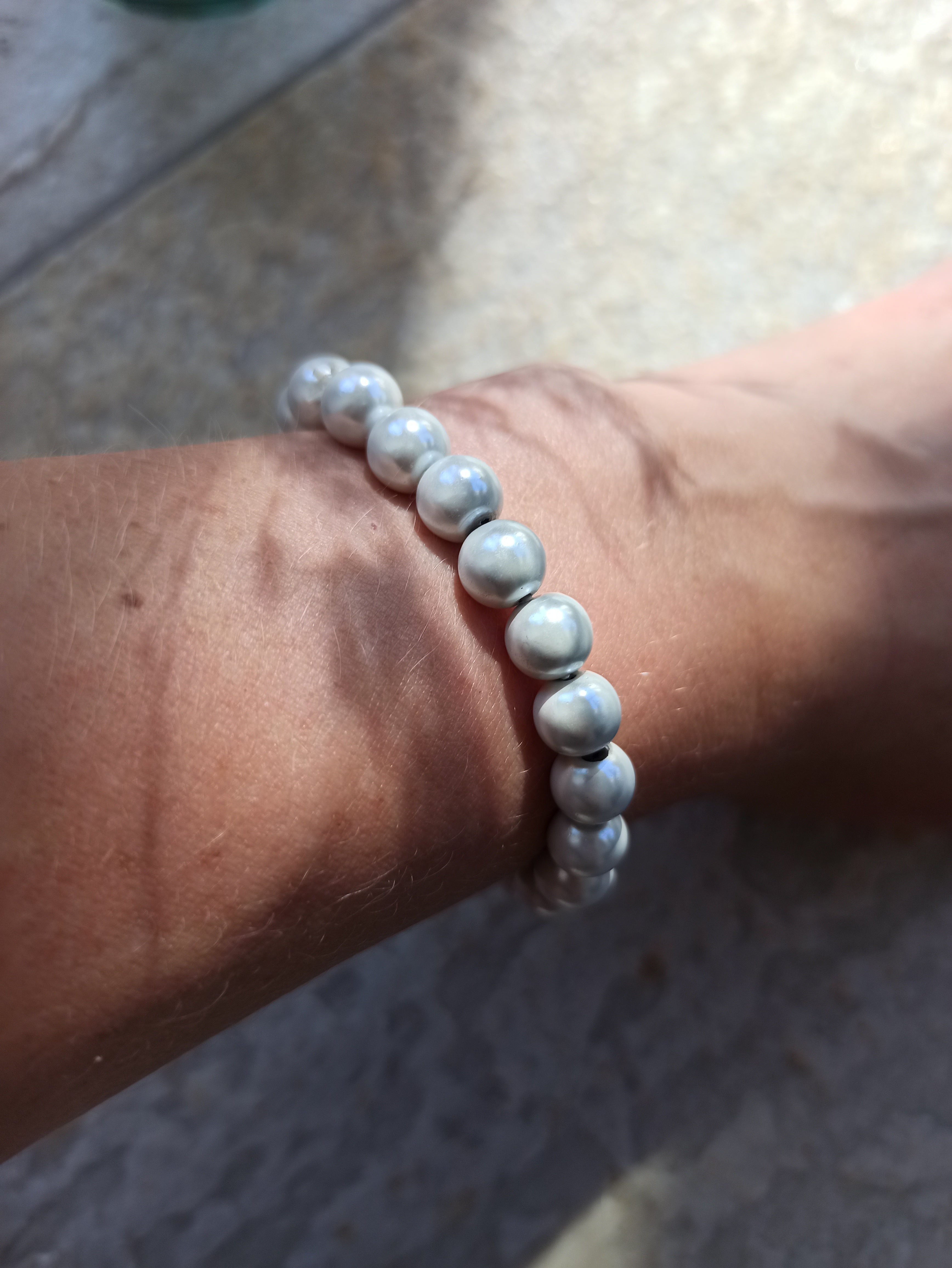 Magneet edelsteen armband | 8 mm | Marga Jacobs