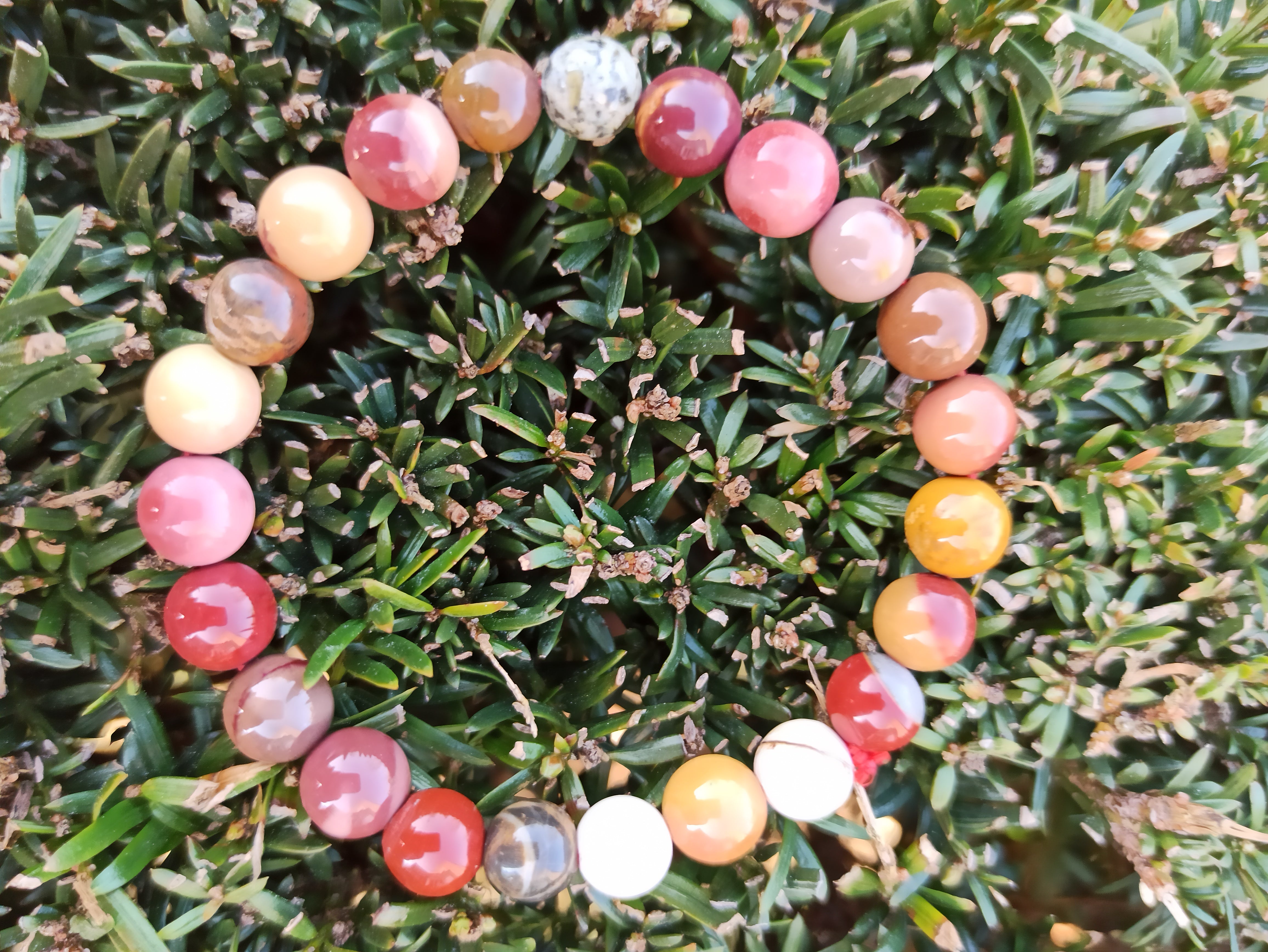 Mokaiet edelsteen armband | Marga Jacobs