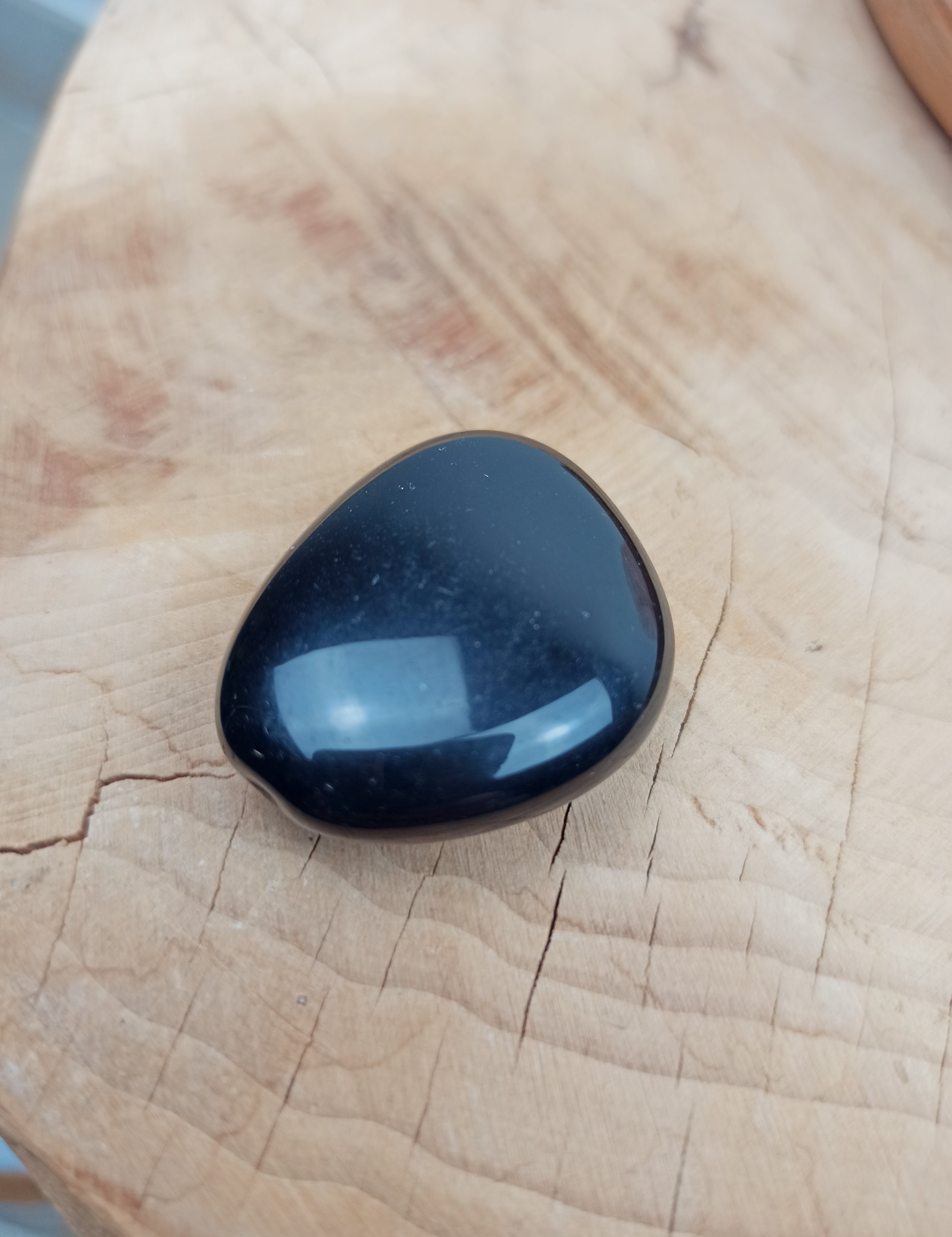 Obsidiaan trommelstenen | Marga Jacobs