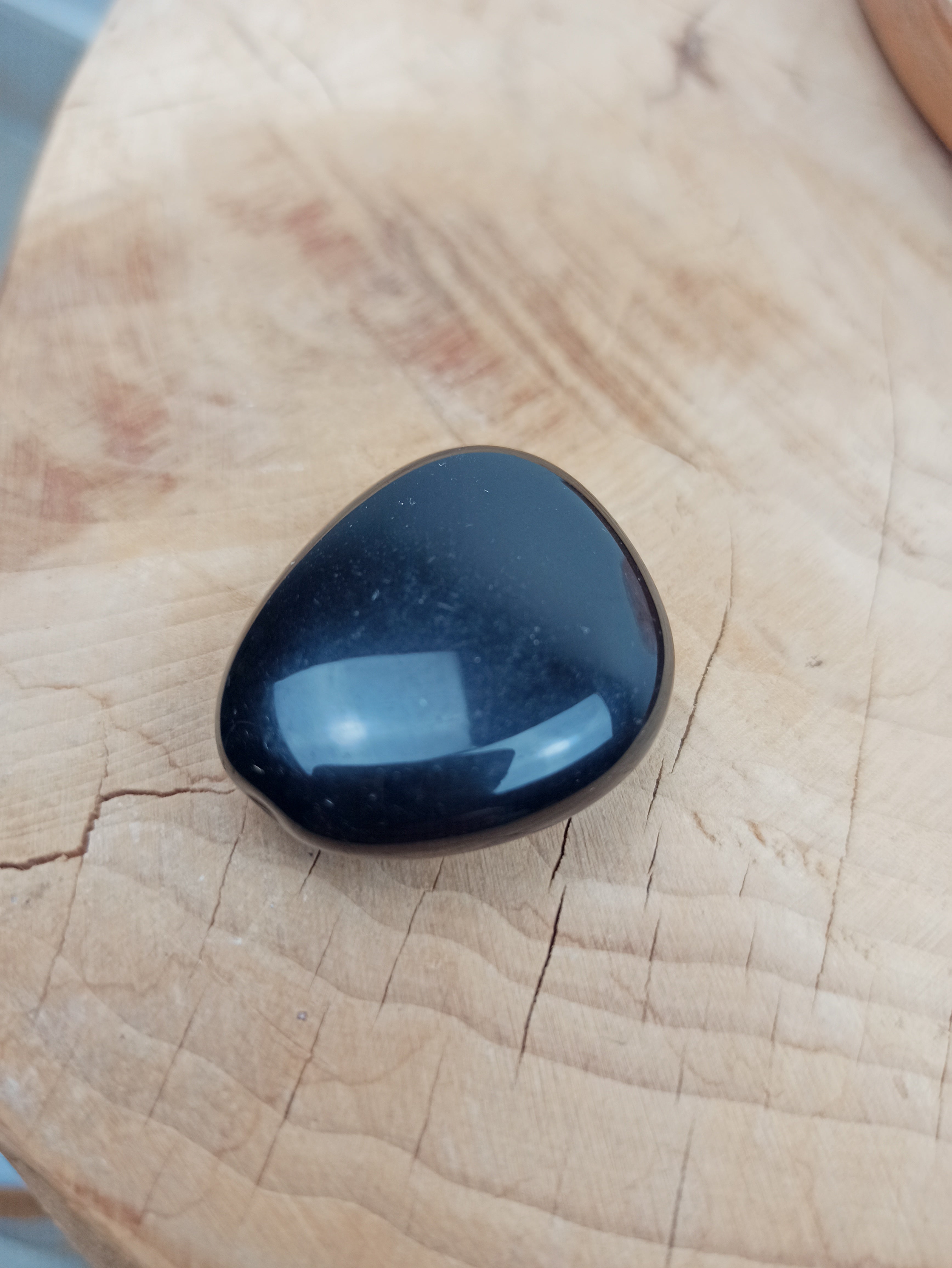 Obsidiaan trommelstenen | Marga Jacobs