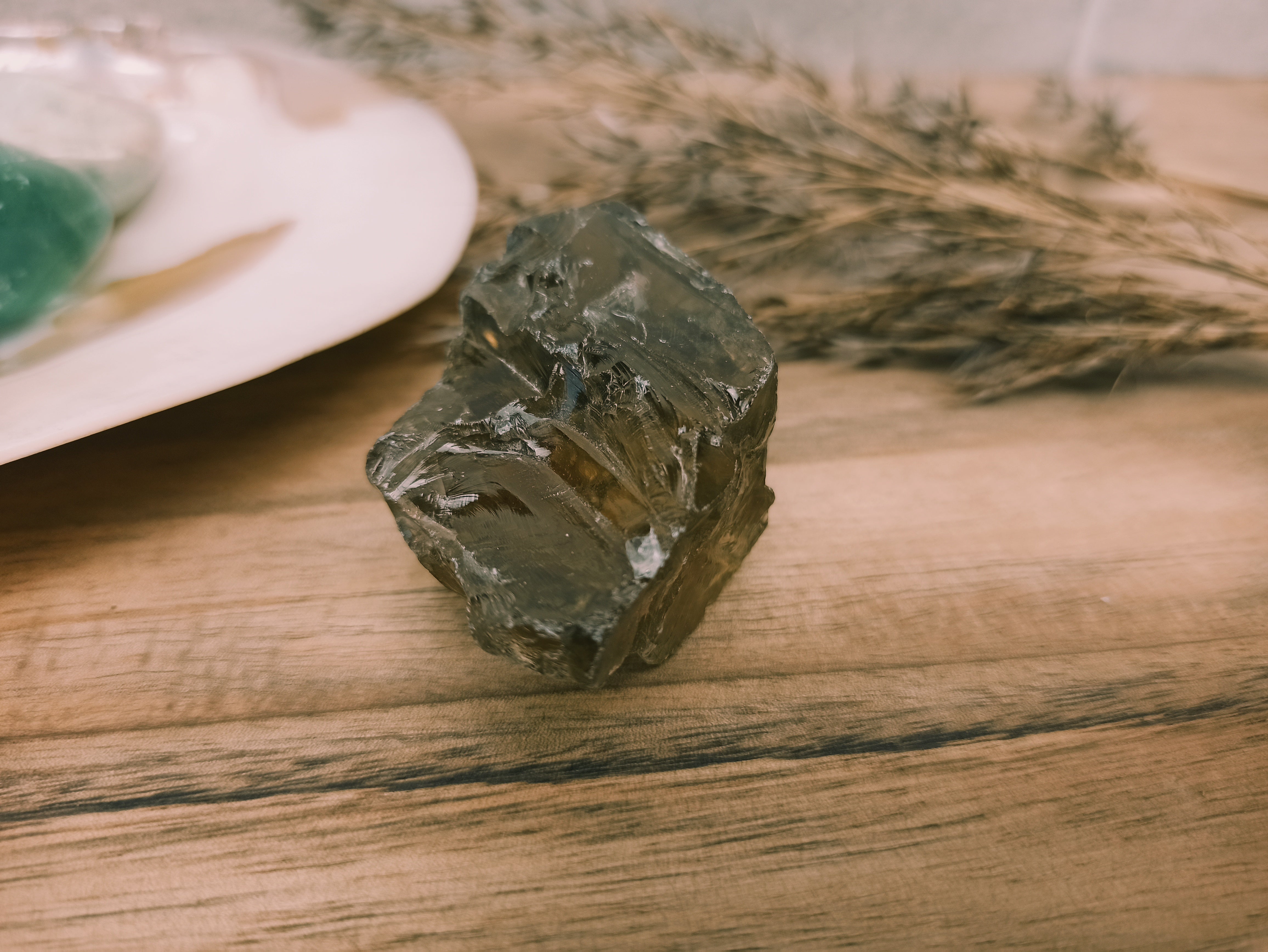 Ouro verde kwarts (ruw) | Marga Jacobs