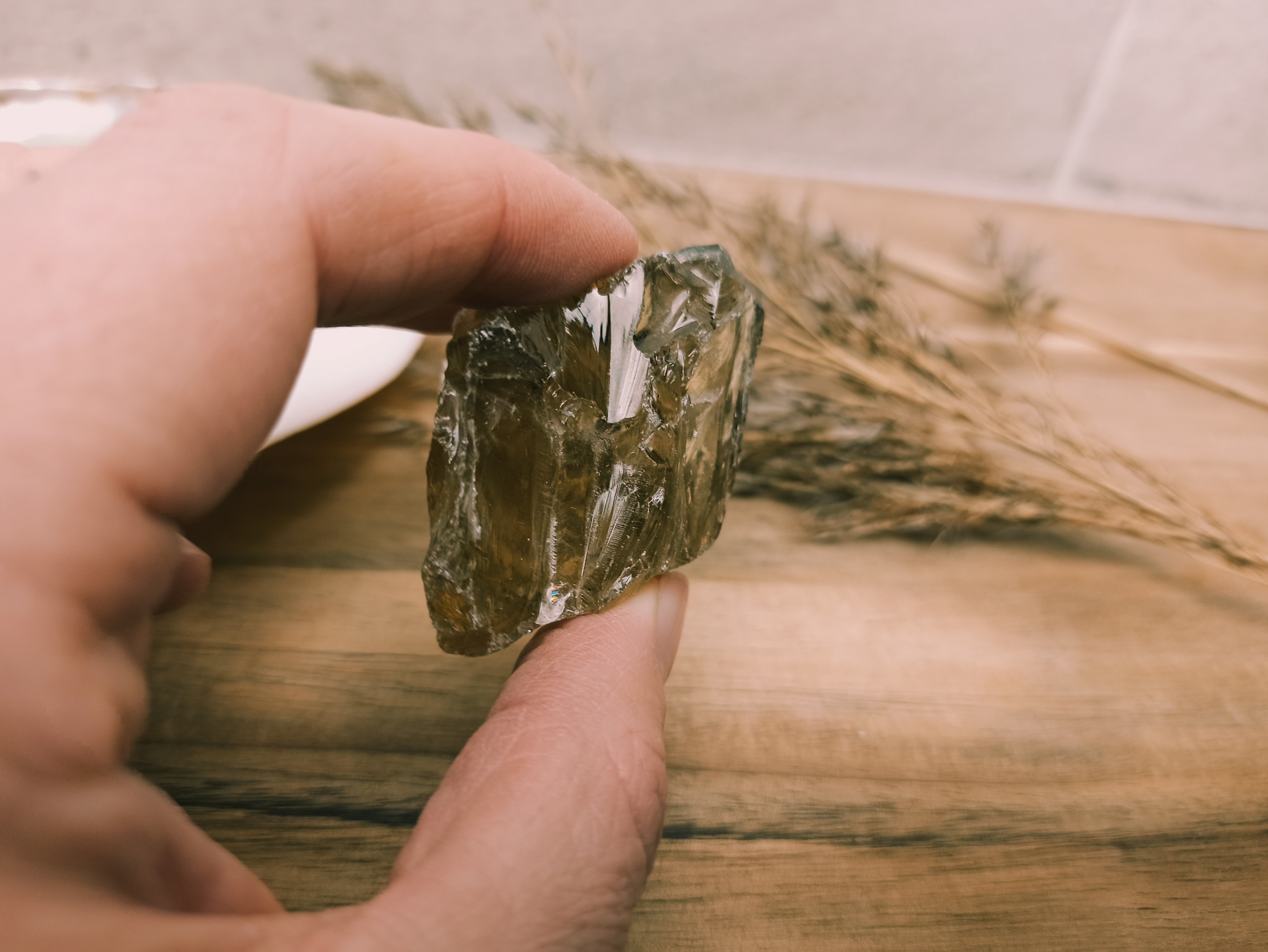 Ouro verde kwarts (ruw) | Marga Jacobs
