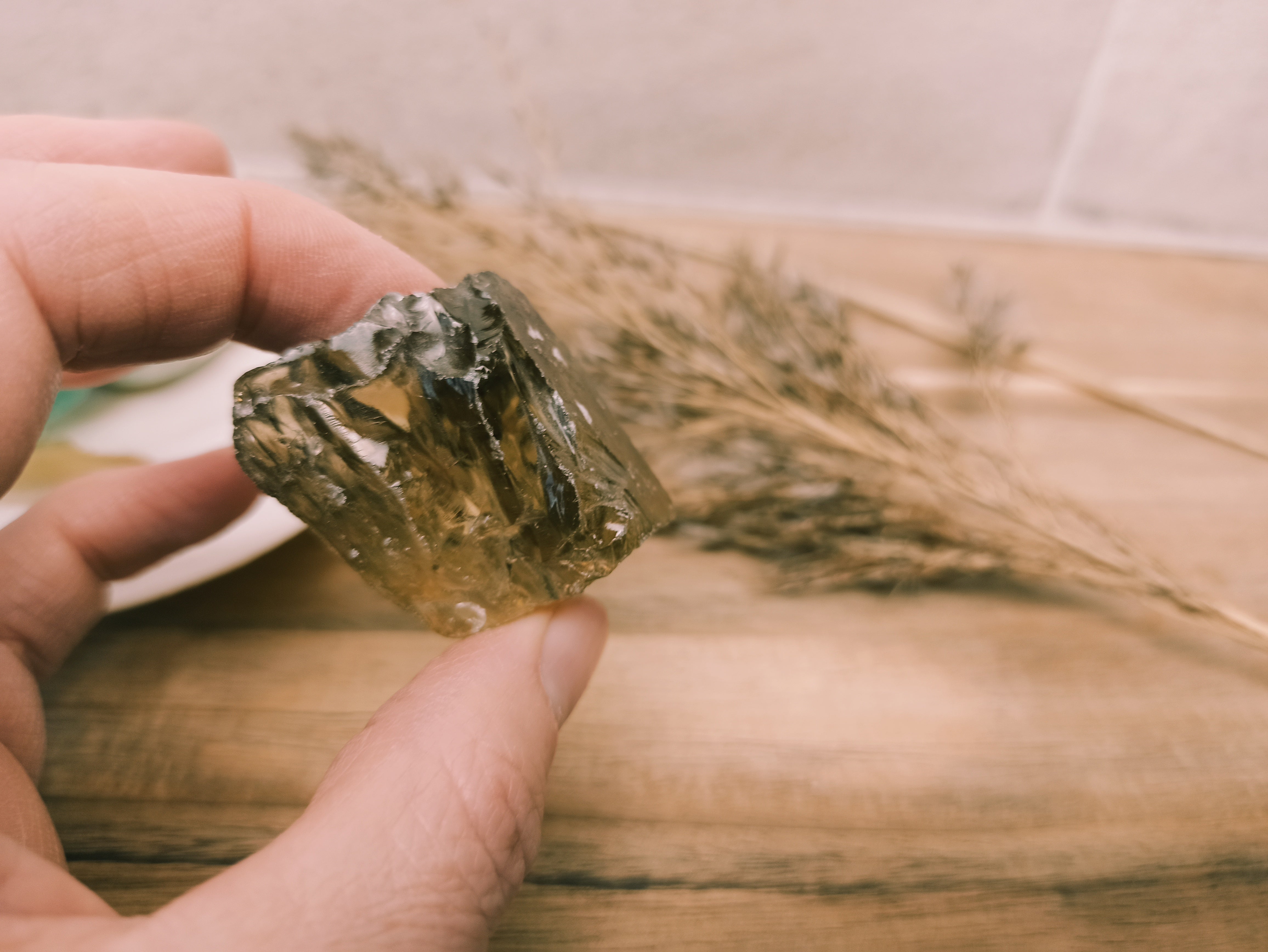 Ouro verde kwarts (ruw) | Marga Jacobs