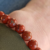Rode Jaspis edelsteen armband | Marga Jacobs
