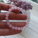 Edelsteen armband kind rozenkwarts