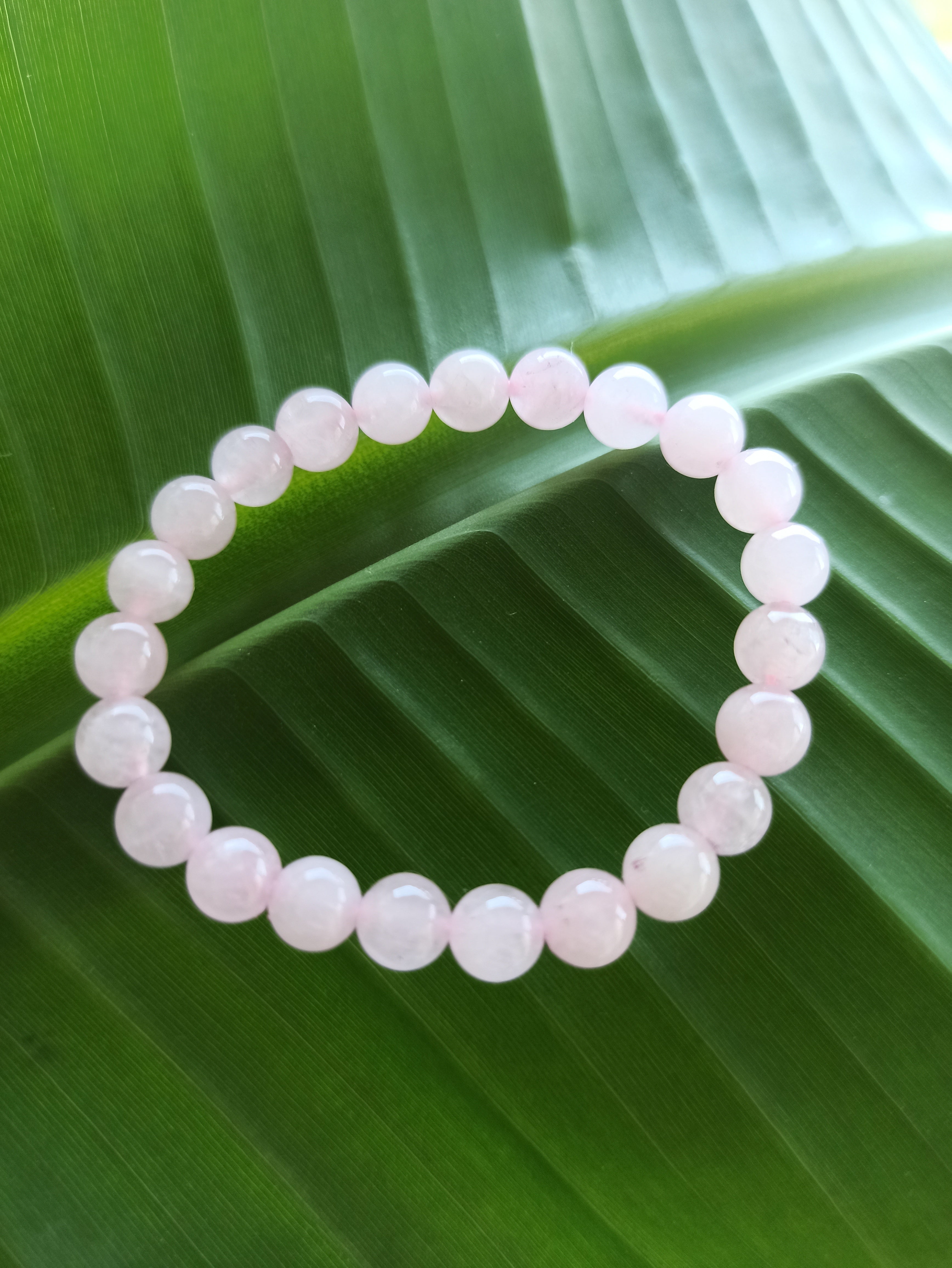 Edelsteen armband kind rozenkwarts