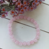 Edelsteen armband kind rozenkwarts