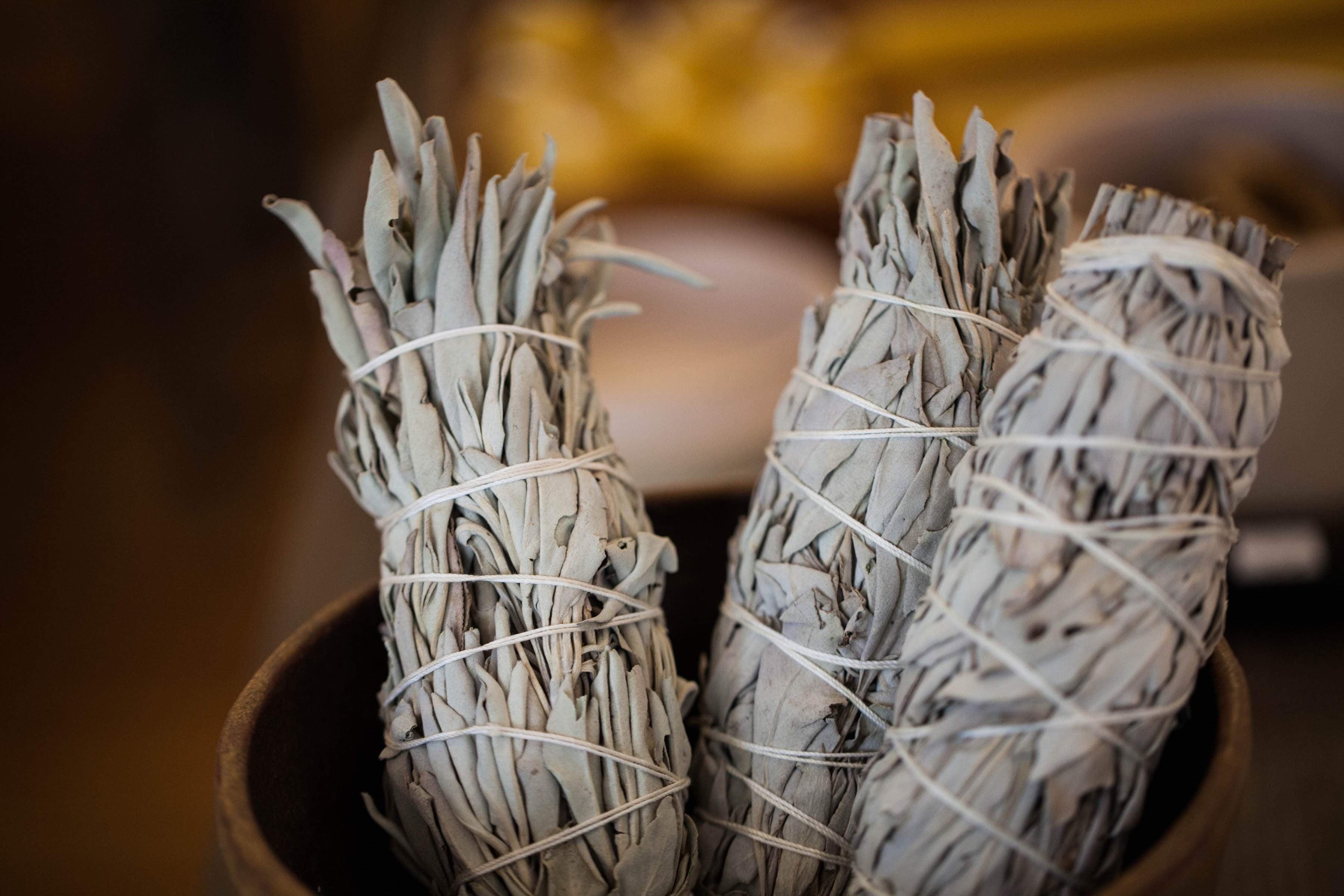 Witte salie smudge sticks | Marga Jacobs
