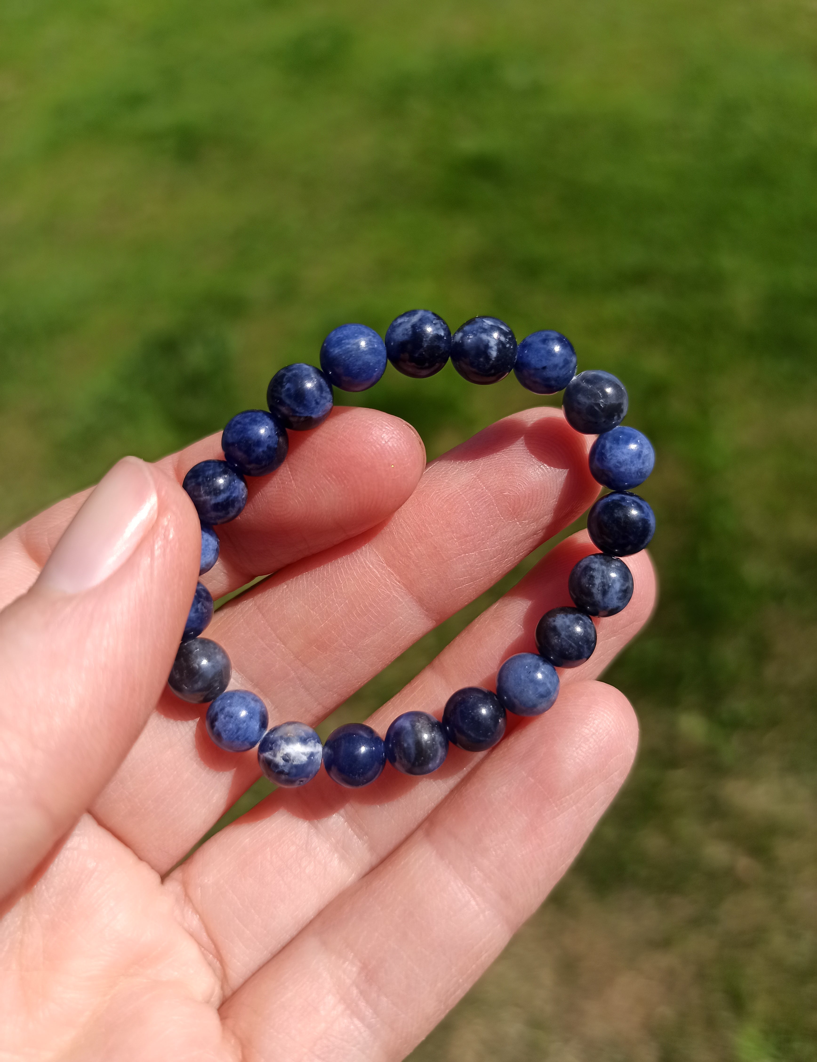 Edelsteen armband kind sodaliet