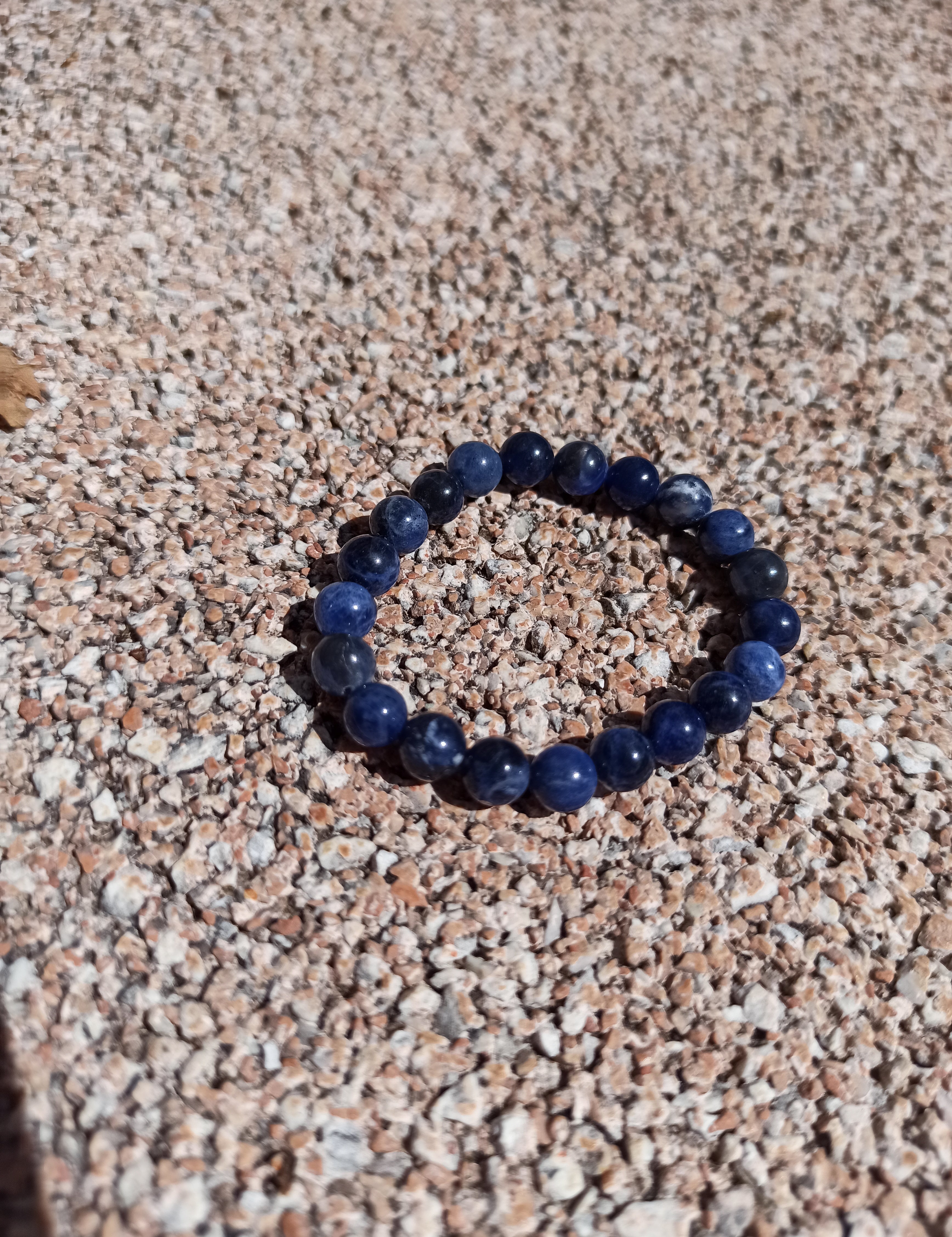 Edelsteen armband kind sodaliet