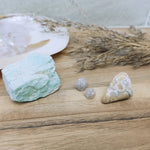 Balans vinden in je leven edelstenensetje – curated crystal by Marga Jacobs | rust, symboliek en intuïtieve zelfzorg