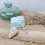 Balans vinden in je leven edelstenensetje – curated crystal by Marga Jacobs | rust, symboliek en intuïtieve zelfzorg