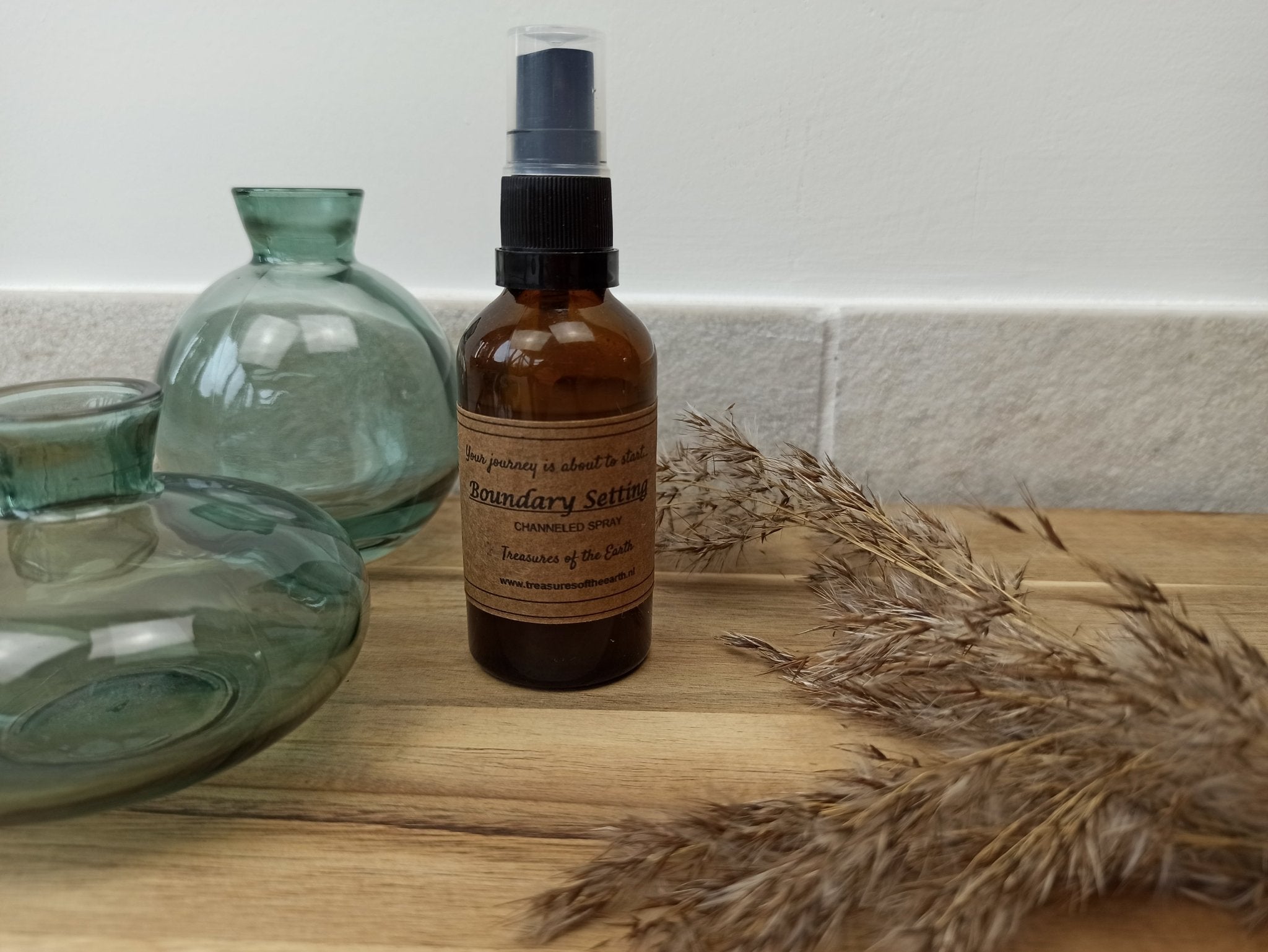 Boundary Setting Spray – curated crystal by Marga Jacobs | rust, symboliek en intuïtieve zelfzorg