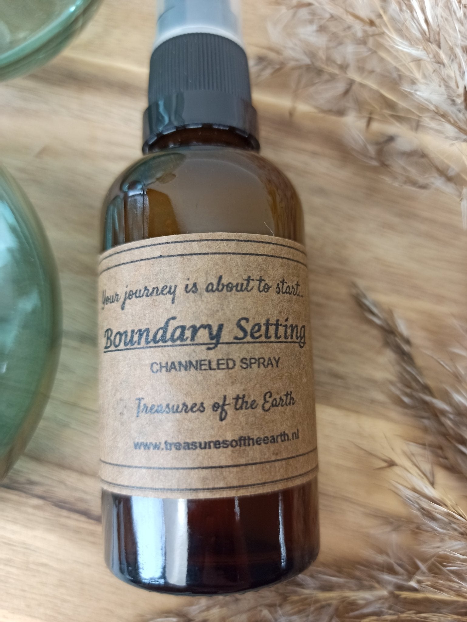 Boundary Setting Spray – curated crystal by Marga Jacobs | rust, symboliek en intuïtieve zelfzorg