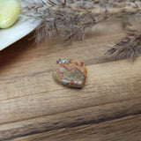 Crazy lace agaat edelsteen hanger hart | 20 mm – curated crystal by Marga Jacobs | rust, symboliek en intuïtieve zelfzorg
