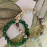 Flower Amazoniet edelsteen armband | 8 mm – curated crystal by Marga Jacobs | rust, symboliek en intuïtieve zelfzorg