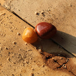 Gele apatiet trommelstenen – curated crystal by Marga Jacobs | rust, symboliek en intuïtieve zelfzorg