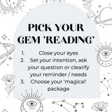 Gemstone reading ~ Uchu Reminders – curated crystal by Marga Jacobs | rust, symboliek en intuïtieve zelfzorg