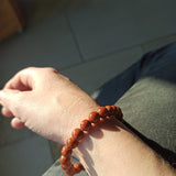 Goudstroom edelsteen armband | 8 mm – curated crystal by Marga Jacobs | rust, symboliek en intuïtieve zelfzorg