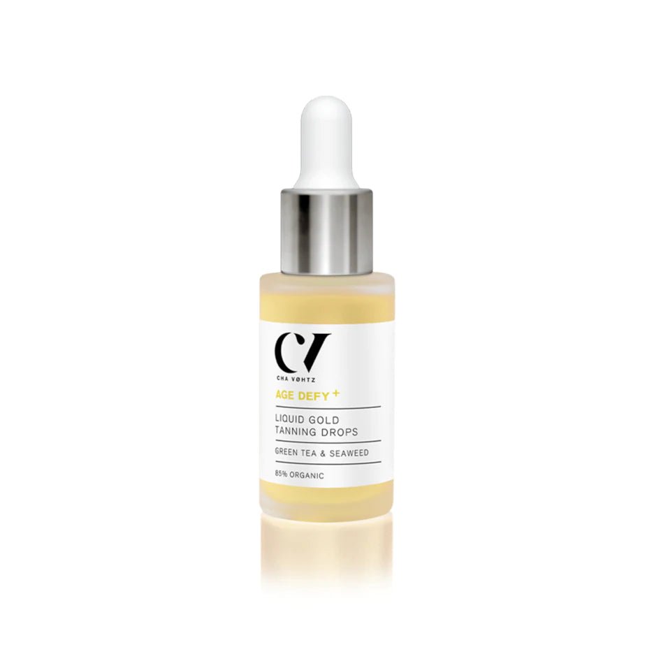 Green People Age Defy+ Liquid Gold Tanning Drops – curated crystal by Marga Jacobs | rust, symboliek en intuïtieve zelfzorg