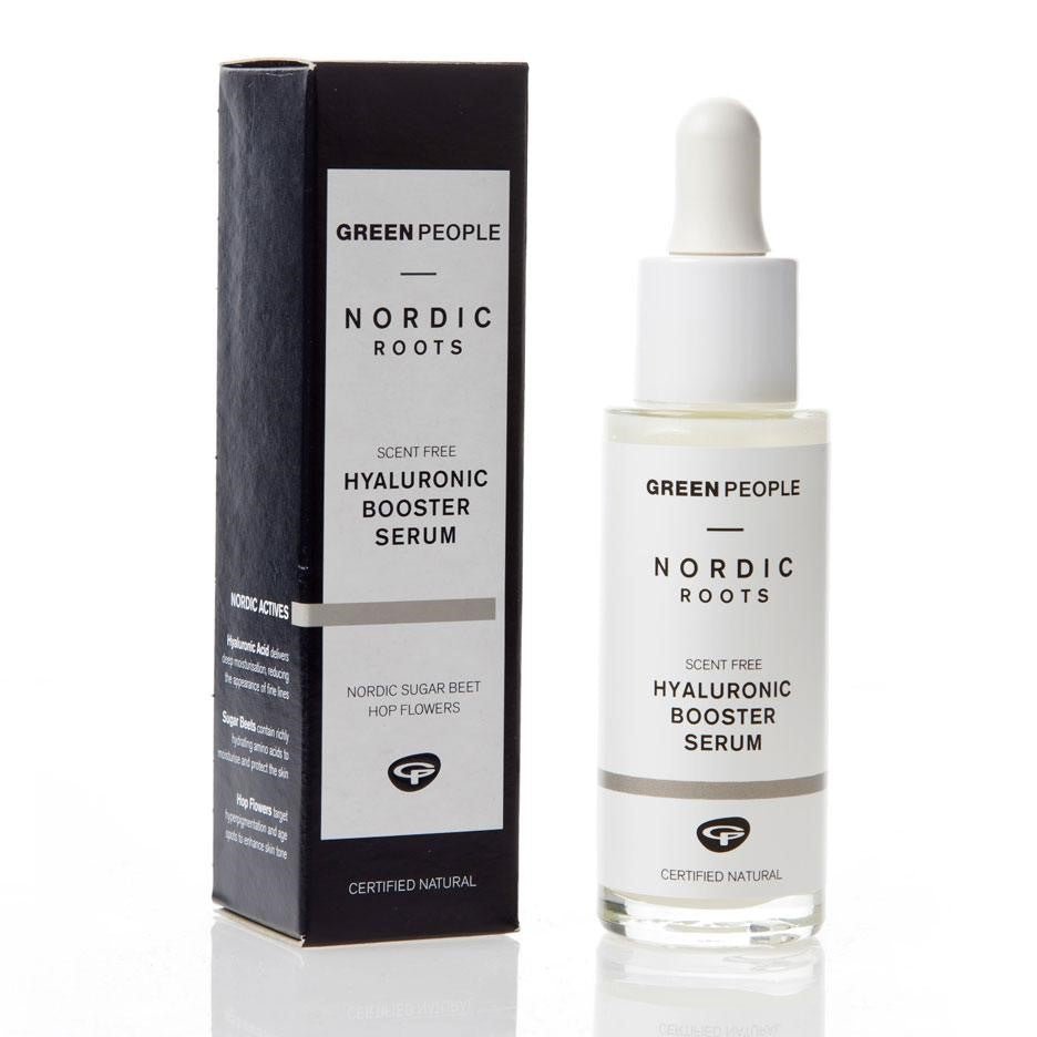 Green People Nordic Roots Hyaluronic Booster Serum – curated crystal by Marga Jacobs | rust, symboliek en intuïtieve zelfzorg