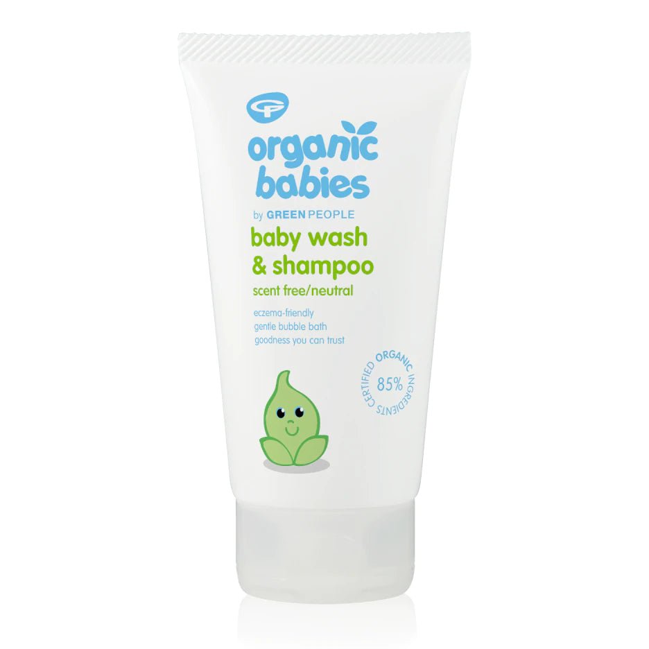 Green People Organic Babies Baby Wash & Shampoo - Scent Free – curated crystal by Marga Jacobs | rust, symboliek en intuïtieve zelfzorg