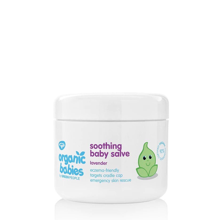 Green People Organic Babies Soothing Baby Salve – curated crystal by Marga Jacobs | rust, symboliek en intuïtieve zelfzorg