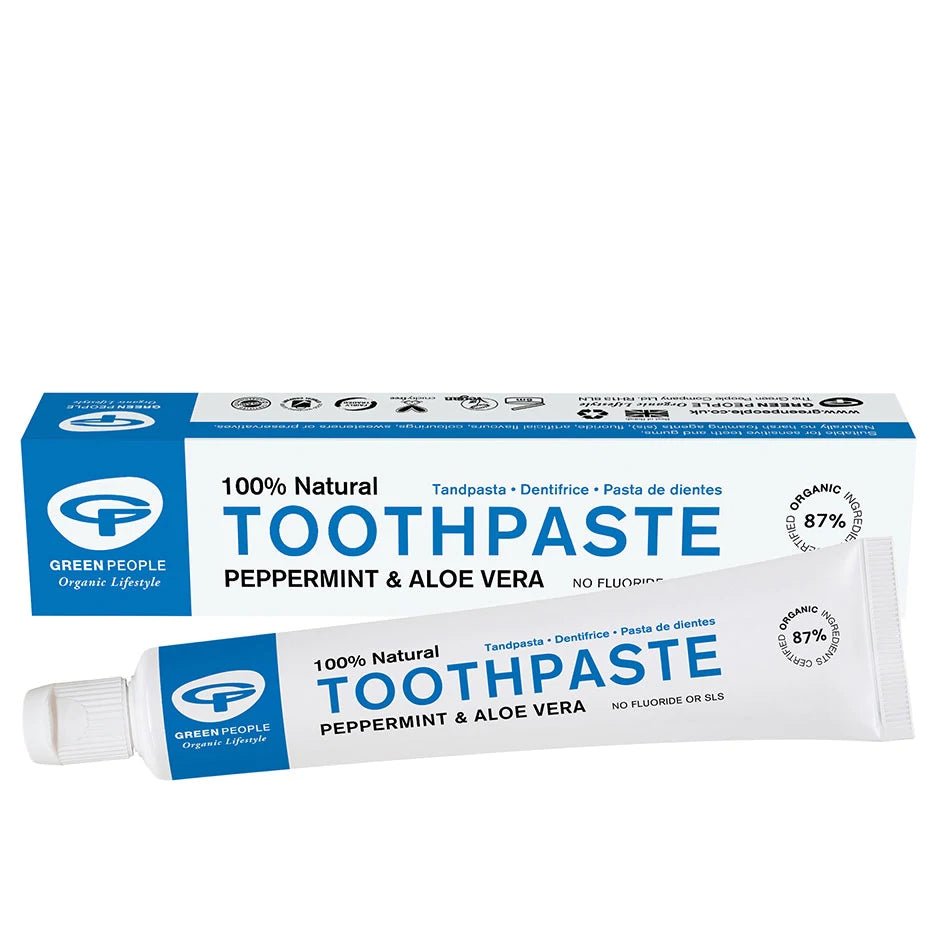 Green People Peppermint & Aloe Vera Toothpaste – curated crystal by Marga Jacobs | rust, symboliek en intuïtieve zelfzorg