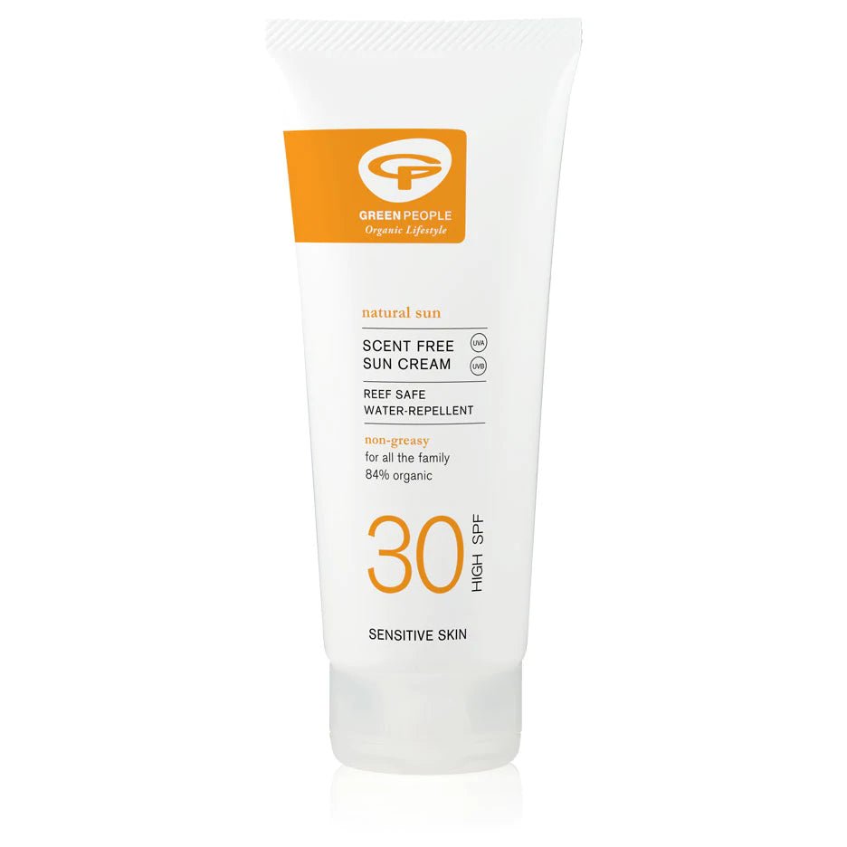 Green People Scent Free Sun Cream - SPF 30 – curated crystal by Marga Jacobs | rust, symboliek en intuïtieve zelfzorg