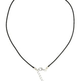 Halsketting zwart koord met verlengketting – curated crystal by Marga Jacobs | rust, symboliek en intuïtieve zelfzorg