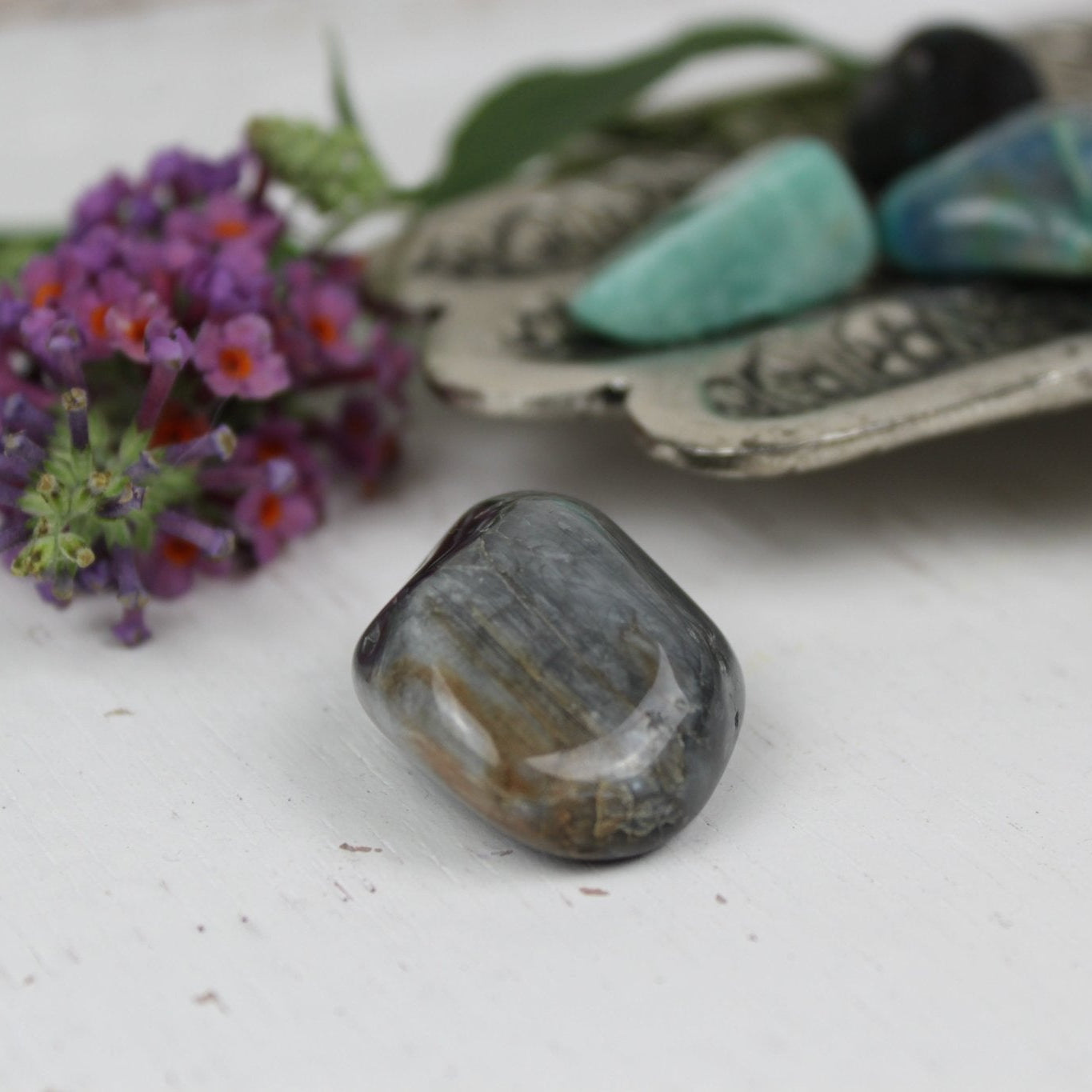 Haviksoog trommelstenen – curated crystal by Marga Jacobs | rust, symboliek en intuïtieve zelfzorg