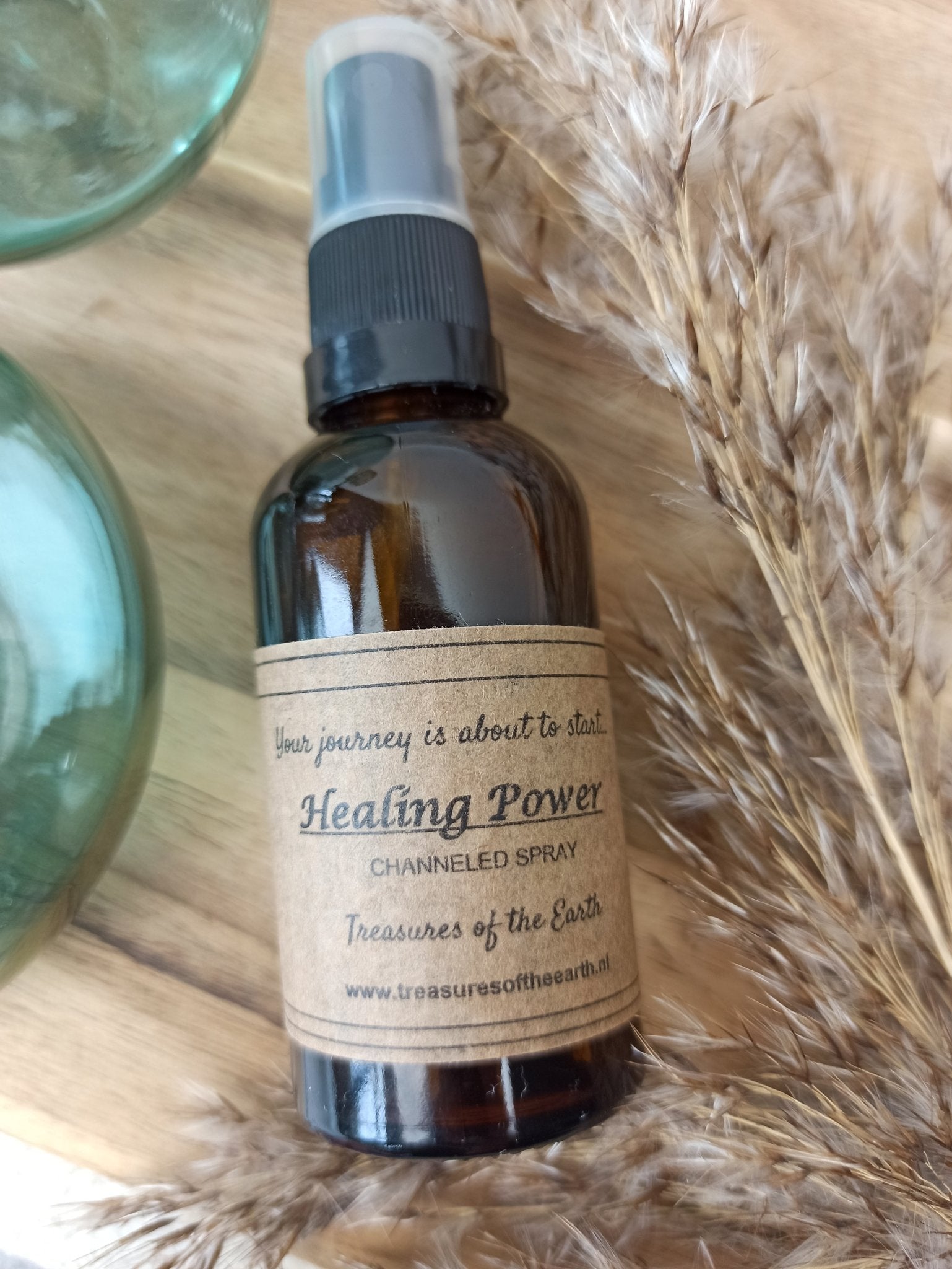 Healing Power Spray – curated crystal by Marga Jacobs | rust, symboliek en intuïtieve zelfzorg