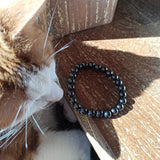 Hematiet edelsteen armband | 8 mm – curated crystal by Marga Jacobs | rust, symboliek en intuïtieve zelfzorg