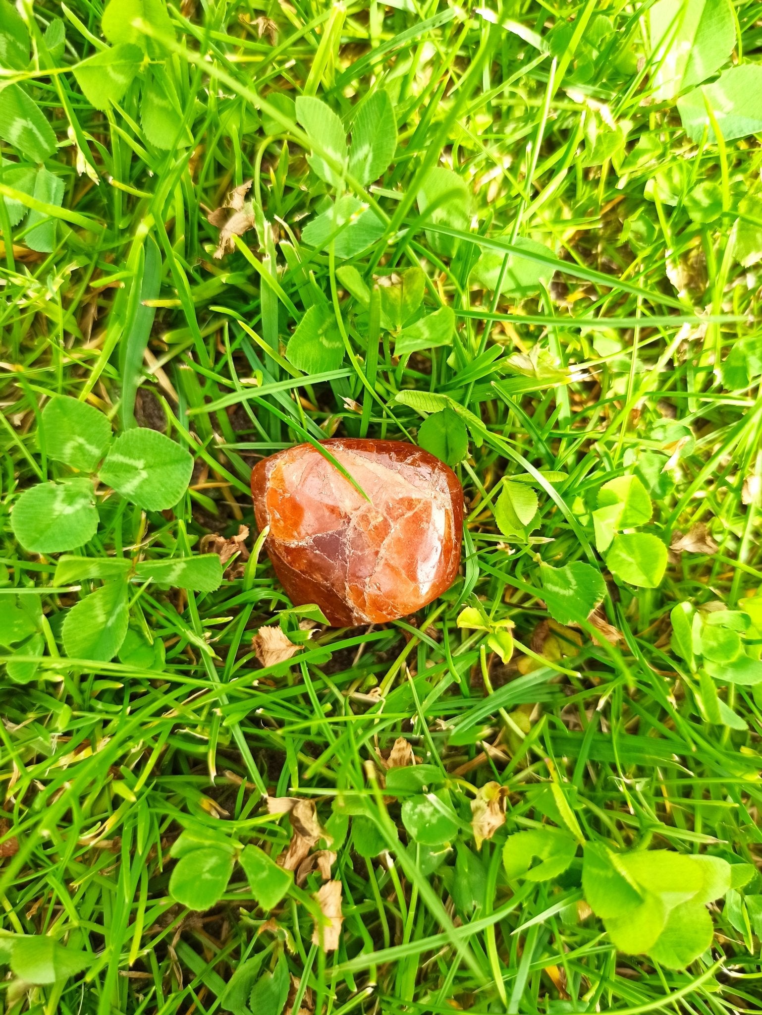 Hessoniet trommelstenen – curated crystal by Marga Jacobs | rust, symboliek en intuïtieve zelfzorg