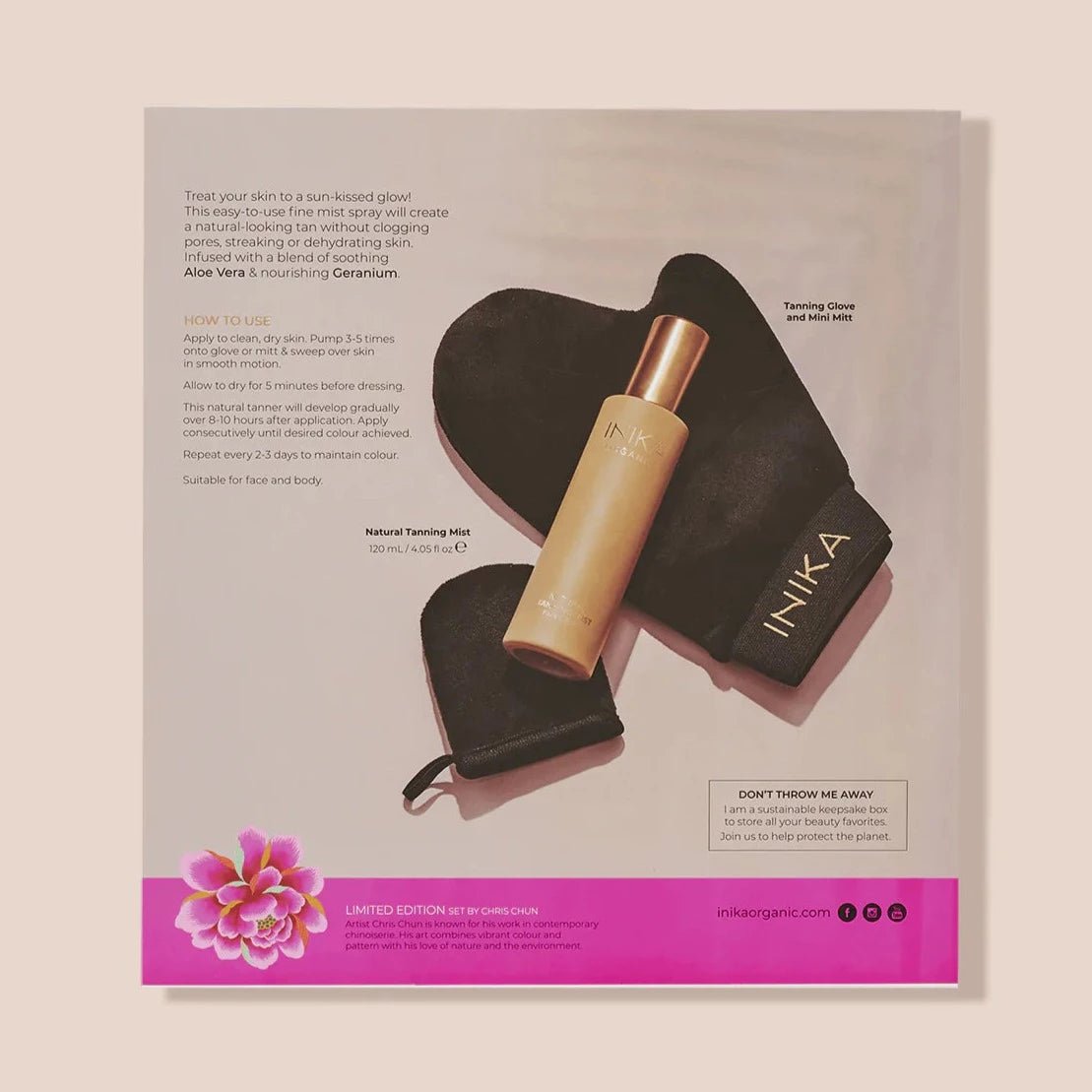 INIKA Organic Natural Tanning Kit – curated crystal by Marga Jacobs | rust, symboliek en intuïtieve zelfzorg