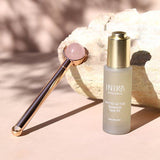 INIKA Rose Crystal Quartz Roller – curated crystal by Marga Jacobs | rust, symboliek en intuïtieve zelfzorg