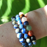 Lapis Lazuli edelsteen armband | 8 mm – curated crystal by Marga Jacobs | rust, symboliek en intuïtieve zelfzorg