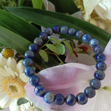 Lapis Lazuli edelsteen armband | 8 mm – curated crystal by Marga Jacobs | rust, symboliek en intuïtieve zelfzorg