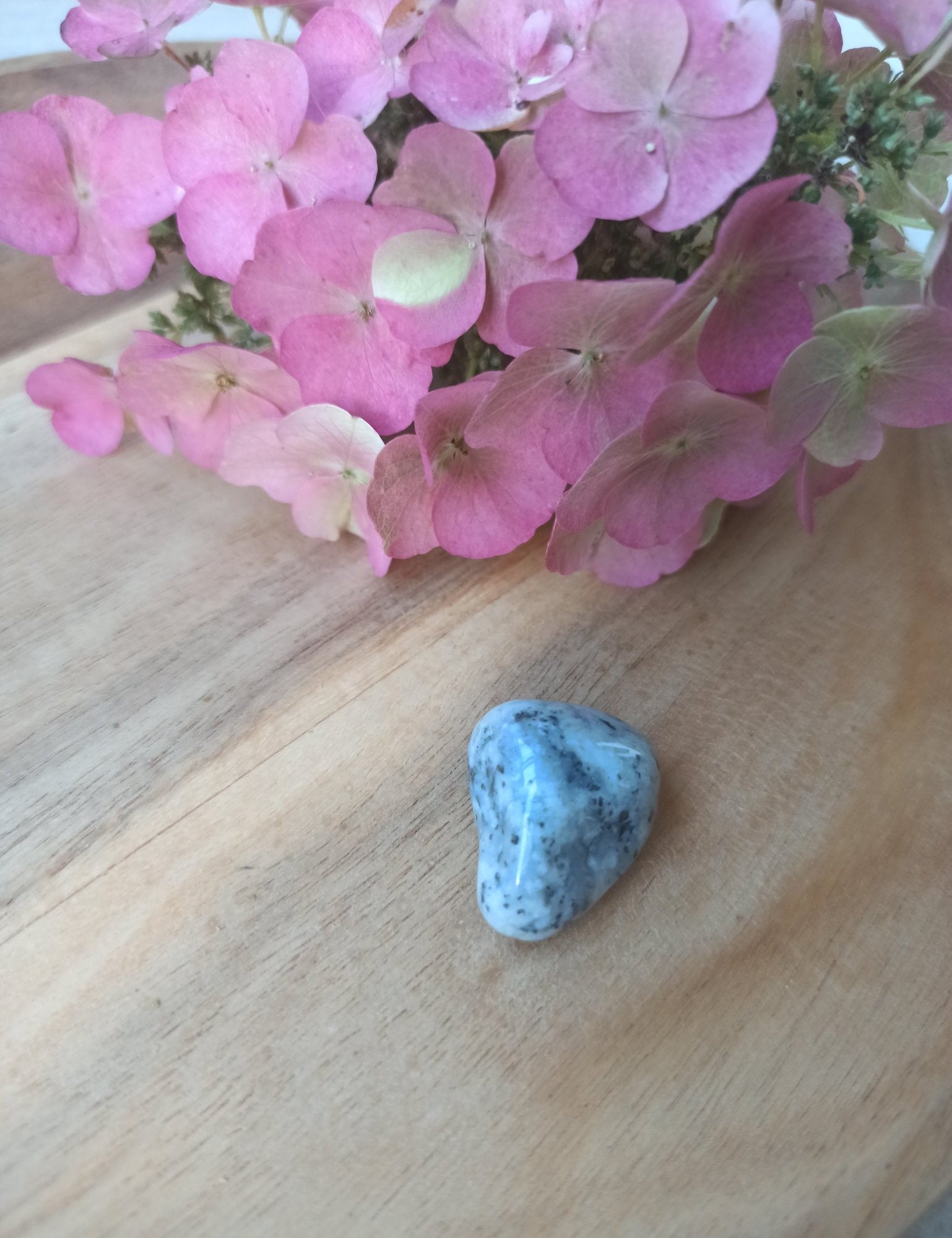 Mount Shasta Opaal trommelstenen – curated crystal by Marga Jacobs | rust, symboliek en intuïtieve zelfzorg