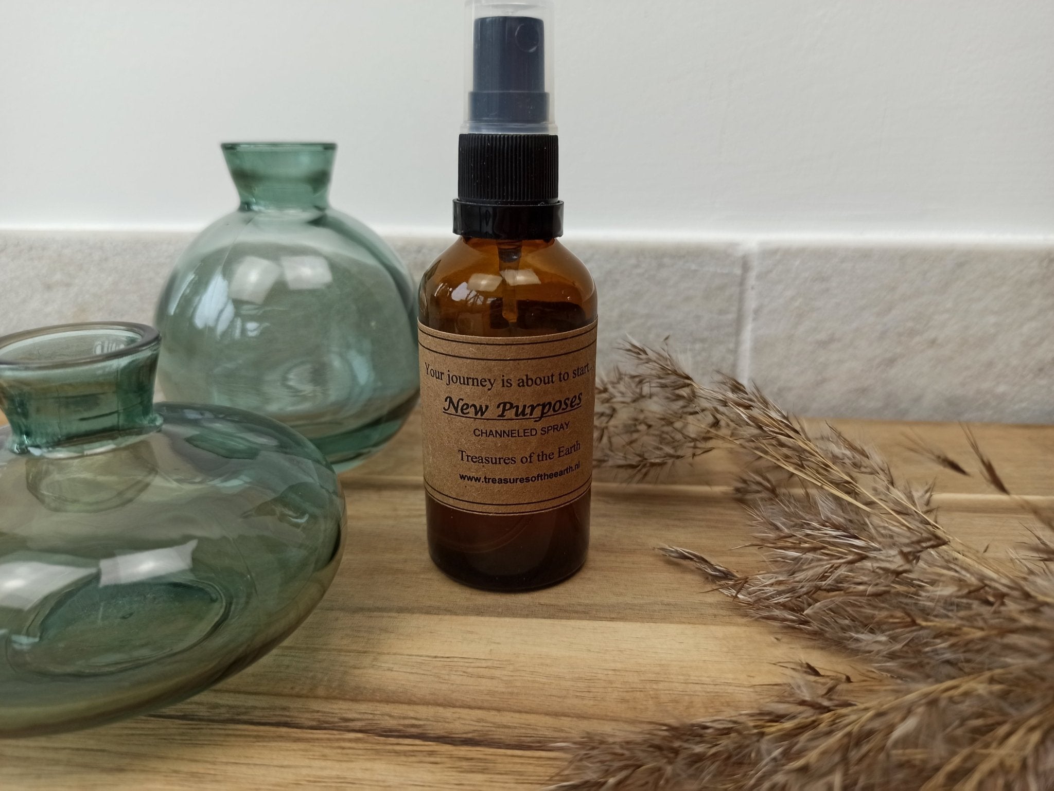 New Purposes Spray – curated crystal by Marga Jacobs | rust, symboliek en intuïtieve zelfzorg