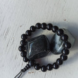 Obsidiaan edelsteen armband | 8 mm – curated crystal by Marga Jacobs | rust, symboliek en intuïtieve zelfzorg